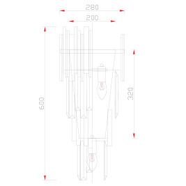 Настенный светильник Garda Decor 62GDM-81008