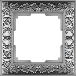 Рамка Werkel Antik на 1 пост матовый хром WL07-Frame-01 4690389145667