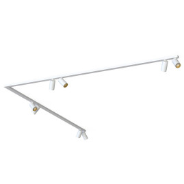 Накладной спот Nowodvorski Mono Corner 2x200 White/Gold 7697