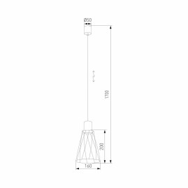 Подвесной светильник TK Lighting 10155 Modesto