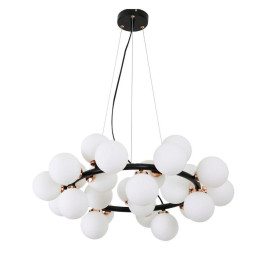 Подвесная люстра Lumina Deco Marsiada LDP 6033-25 BK+MD