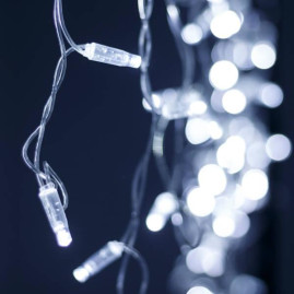 Уличная светодиодная гирлянда Ardecoled бахрома ARD-Edge-Classic-2400x600-Clear-88LED-Milk-Flash White 034124