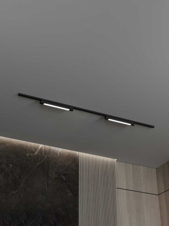 Трековая система со светильниками №1 однофазная накладная Hesby Lighting Skylite HSBL_kompl_S001_NI2B3K