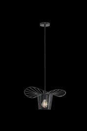 Люстра подвесная Alfa Light F3524-15 Black E27*1