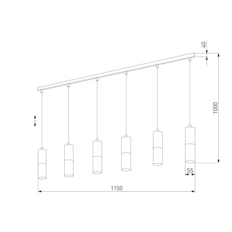 Подвесной светильник TK Lighting 6308 Elit White Wood