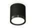 Комплект накладного светильника Ambrella light XS8142002 SBK/PBK черный песок/черный полированный GX53 (C8142, N8113)
