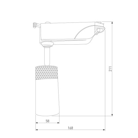 Трековый светодиодный светильник Elektrostandard Riffe 9W 4200K 85512/01 a061662