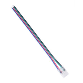 Коннектор прокалывающий 5 pin для гибкого соединения RGBW LED ленты 12мм тип COB IP20 длина провода 150мм Apeyron 09-163