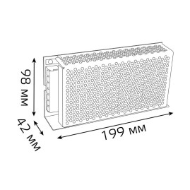 Блок питания Gauss 150W 24V IP20 202002150