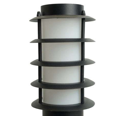 Светильник садово-парковый Feron DH046-B, Техно на стену, 18W E27 230V, черный 51526