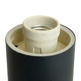 Светильник садово-парковый Feron DH046-B, Техно на стену, 18W E27 230V, черный 51526