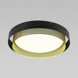 Потолочный светодиодный светильник Eurosvet Imperio 90287/1 черный/золото Smart