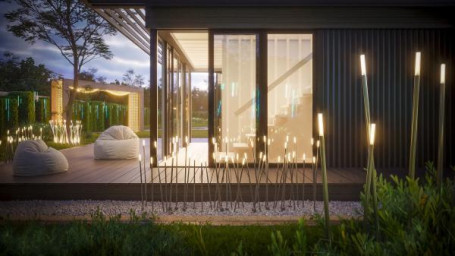 Ландшафтный светодиодный светильник Arlight KT-Canna-L1000-1W Warm3000 034163