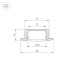 Профиль Arlight Line-2308-F-2000 Anod Gold 039989