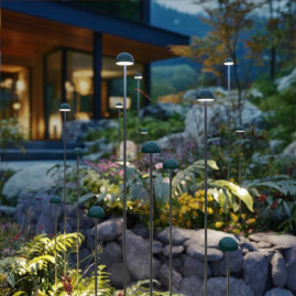 Уличный светильник Odeon Light Nature 7122/4GL
