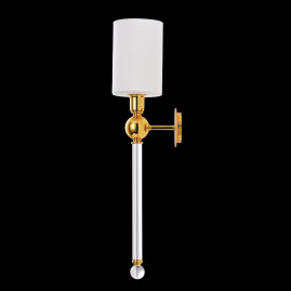 Бра Crystal Lux Mirabella AP1 Gold/White
