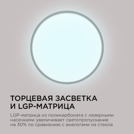 Настенно-потолочный светодиодный светильник Apeyron Spin 18-134