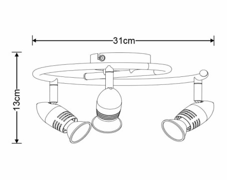 Светодиодный спот Lucide Caro-Led 13955/14/12