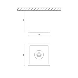 Потолочный светодиодный светильник DesignLed DL-SPL SPL-CB-18-WH-WW 002328