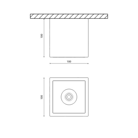 Потолочный светодиодный светильник DesignLed DL-SPL SPL-CB-18-WH-WW 002328