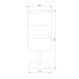 Настольная лампа TK Lighting 5059 Bogart White