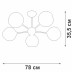 Подвесная люстра Vitaluce V4321/5PL