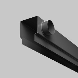 Камера статического давления 2 типа, с шириной щели 10-40мм (с шагом в 5мм) Maytoni Technical SPC-ARO-LD-24-S2-1000-R125-BL-VO-4