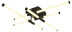 Светильник потолочный светодиодный ЭРА Модерн Fliss CLL-1 72W 3K-6K RC BK с ду черный Б0069744