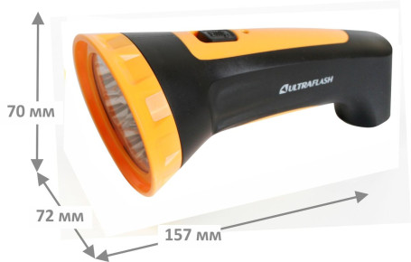 Рабочий светодиодный фонарь Ultraflash Accu Profi аккумуляторный 155х75 25 лм LED3807M 12868