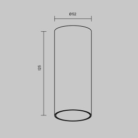 Потолочный светодиодный светильник Maytoni Technical Focus Led C056CL-L12W2.7K-W-BS