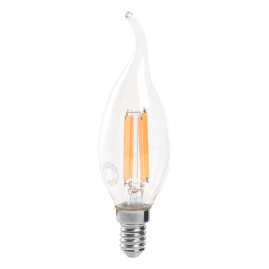 Лампа светодиодная Feron E14 15W 2700K Свеча на ветру Матовая 38261