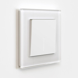 Выключатель одноклавишный Werkel с подсветкой белый матовый W1110161 4690389184567