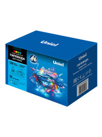 Уличная светодиодная гирлянда Uniel 220V разноцветный ULD-S1000-120/SWK Multi IP67 UL-00007202