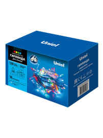 Уличная светодиодная гирлянда Uniel 220V разноцветный ULD-S1000-120/SWK Multi IP67 UL-00007202