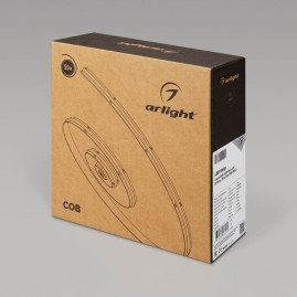 Светодиодная лента Arlight 8W/m 320LED/m CSP дневной белый 50М COB-X320-8mm 48V Day4000 043245