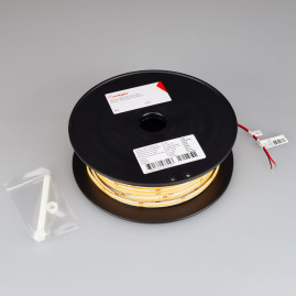Светодиодная лента Arlight 8W/m 320LED/m CSP дневной белый 50М COB-X320-8mm 48V Day4000 043245