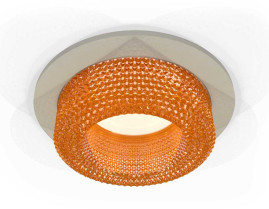 Комплект встраиваемого светильника Ambrella light Techno Spot XC7623024 SGR/CF серый песок/кофе (C7623, N7195)