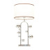 Настольная лампа Lumina Deco Fabi LDT 5528 CHR+WT