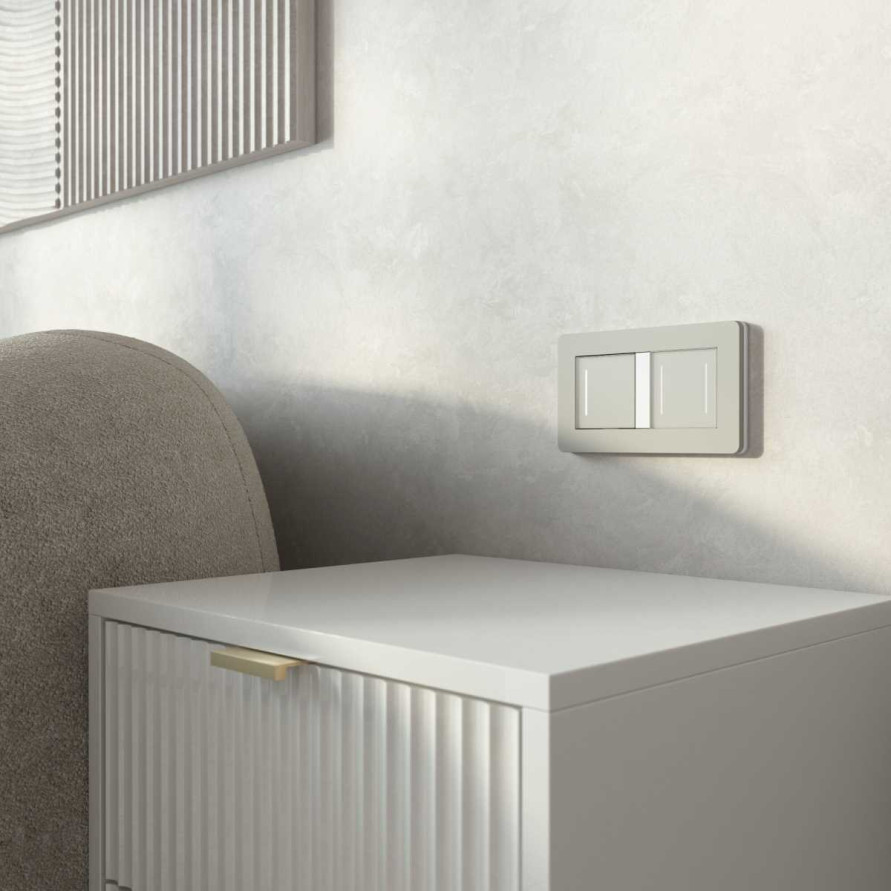 Умный сенсорный выключатель одноклавишный (дымчатый) W4513641/ a069764