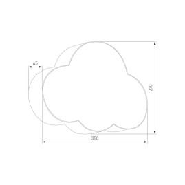 Настенный светильник TK Lighting 5886 Cloud