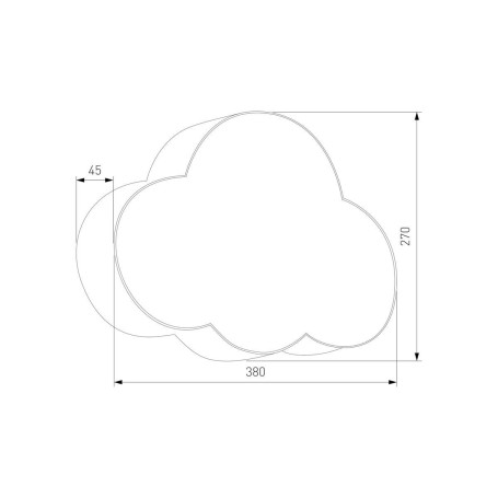 Настенный светильник TK Lighting 5886 Cloud