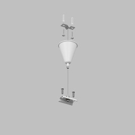 Подвесная система для треков Denkirs Solid Base TR1105-WH