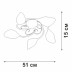 Потолочная люстра Vitaluce V3667-0/5PL