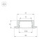 Профиль встраиваемый Arlight LINE-2308-F-2000 WHITE 044237