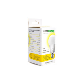 Светодиодная лампа LEDS POWER A60 E27 9Вт 3000К 006581