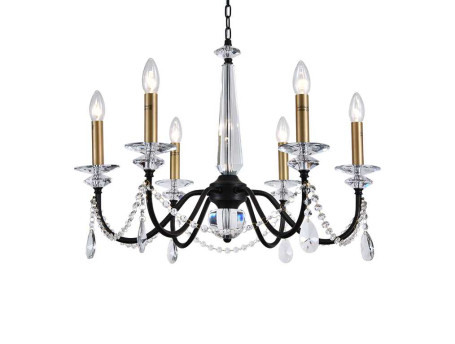 Подвесная люстра Newport 3976/C black+brass М0071828