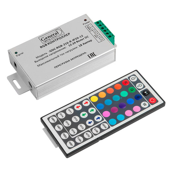 Контроллер General RGB GDC-RGB-216-R-IP20-12
