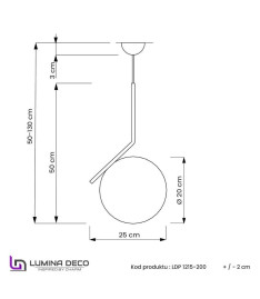 Подвесной светильник Lumina Deco Sorento LDP 1215-200 WT+MD