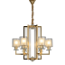 Подвесная люстра Lumina Deco Manhattan LDP 8012-6 F.GD