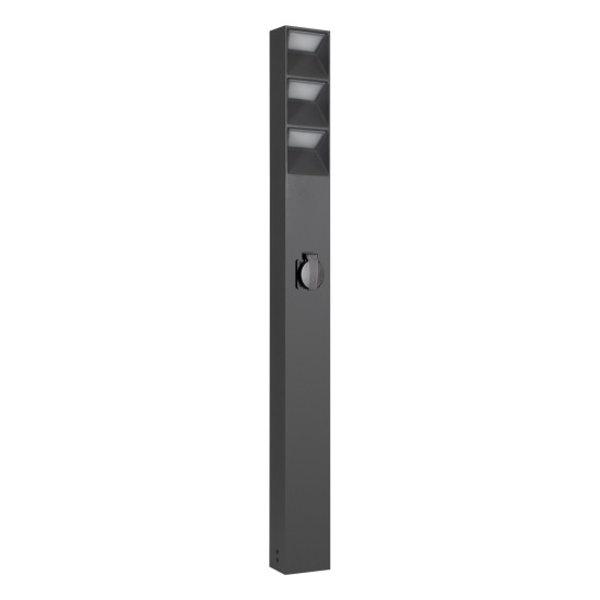 Светильник LGD-TILLIS-BOLL-SOCKET-H900-12W Warm3000 (GR, 92 deg, 230V) Arlight 055038
